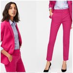 J.Crew Cameron slip crop pants Festival Pink Size 4 Photo 5