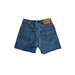 Levi Strauss & CO. Levis Vintage 550 Woman Size 4 High-Waisted Denim Shorts Frayed Hem Photo 2