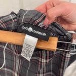 Sag Harbor Vintage Plaid side slit maxi skirt Photo 3