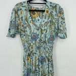 Abel the label  Anthropologie Osaka Floral High Low Midi Dress size M Cottagecore Photo 3