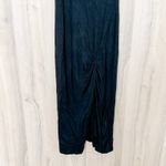 Lulus  Black Spaghetti Strap Twist Front Maxi Dress Size S Photo 2