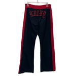 Lucky Brand Vintage Y2K  Sweatpants Black Red Wide Leg Womens M Photo 1
