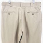 90s Vintage Brown Pleated Front Rolled Hem Khaki Dress Pants Size 4 Photo 5