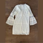 Shoshanna  chandra v-neck mesh bell sleeve mini dress Photo 6