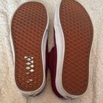 Vans  Burgundy Sneakers with White Soles Photo 4
