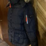 Marc New York  Women’s Size 6 Black Faux Fur Trimmed Puffer Jacket Photo 5