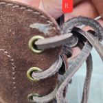 Steve Madden Gretell brown heeled lace up boots sz 10 Photo 3