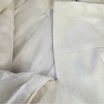 Carole Little Linen Blend Pleated Beaded Skirt Palm Trees Statement Beach Size 4 Photo 8