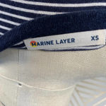 Marine layer  Navy Blue Stripe LongSleeve Tee Shirt‎ Photo 7