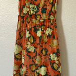 Kirra FINAL MARKDOWN  Floral Orange print Sleeveless Dress xs Photo 0