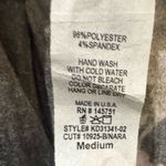 Peach Love California Peach Love long sleeve olive green and pink floral off shoulder dress medium Photo 5