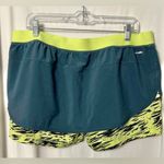 Adidas Climalite Teal and Yellow 2 in 1 Athletic Skort Size XL Photo 3