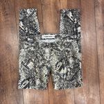 Etienne Marcel Camo Snake Print Printer Skinny Jean Womens Size 26 Style EM7026 Brown Photo 1
