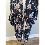 Spiritual Gangster Maya Black Floral Kimono Photo 9