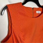 Calvin Klein  orange & white checkered dress straight fitted style size 14‎ new Photo 1