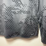 Under Armour  Womens Heat Gear Fitted 1/2 Zip Pull Over Allover Print Gray Medium Photo 10