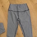 The Great x Eddie Bauer Leggings & Crop Top Hiking Checks Size M Black & White Size M Photo 2