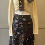 VERO MODA  Whimsical Navy Skirt Photo 0