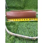 Dooney & Bourke  All Weather Leather Bag Vintage Yellow Stitching,Braided Handle Photo 5