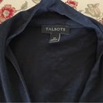 Talbots  Women’s Black Vneck Top Size Medium. Photo 5