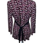 Motherhood Maternity , size Large, long sleeves, geometric, nursing, ties, dressy Photo 4