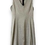 Theory  Adoxa Sleeveless V-Neck Gray Dress Photo 1