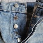 Everlane  Blue Jean Shorts High-Waisted Distressed Size 24 Photo 9