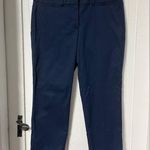 NWT Ann Taylor Navy Blue Signature Crop Pant size 6 Photo 0