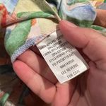 Dress Forum  open back puff sleeve Floral Multicolor Maxi Dress size M Photo 9