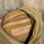 Free People Gretta Khaki Brown Canvas Sling Shoulder Bag Purse Flawed Photo 5