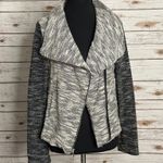 Old Navy  black/white marled boucle moto long sleeve full zip jacket Size Small Photo 6