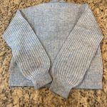 VERO MODA  Light Blue Textured Women's Sweater Photo 4