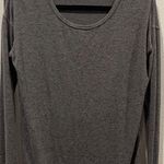Athleta Grey Long Sleeve Sweatshirt Photo 0