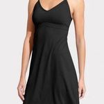 Athleta Black Shorebreak Racerback Swim Athletic Dress Womens Size Small Photo 0