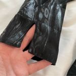 NWT MISHCA Tie Front Jacket Topper‎ Black Tonal Animal Print Ruffle Size Small Size M Photo 4