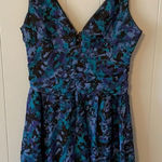 By Corpus Blue Printed Dress Size 0 Black Photo 0