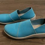 Womens Clark’s Cloud Steppers Blue Slip Photo 2