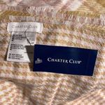 Charter Club Tan & White Plaid Winter Warm Cozy Blanket Scarf Women Photo 3