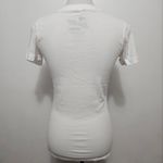 Sportique Apparel White Philadelphia 76ers Vneck Short Sleeve Tee Size Medium Photo 3