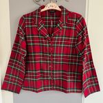 Banana Republic Factory Flannel Pajama Top size S Photo 2