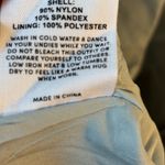 Peppermayo NWT  Ayla Satin Mini Dress Size 8 Arctic Blue Lace Open Back Photo 8