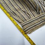 Handmade  Cotton Stripe Jumpsuit Artesania Santillan Ecuador Yellow Photo 8
