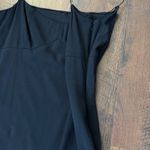 Silk blend little black dress with lace trim hem, size 8 Photo 3