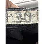 We The Free  Women's Bell Bottom Jeans Size 30 Black Denim‎ Flared Leg Photo 5