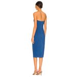 Susana Monaco Strapless Midi Dress in Light Denim Small New Womens Jean Photo 1