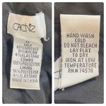 Cache Vintage  Peplum Black Sheer Shoulders Designer Formal Little Black Dress Photo 9