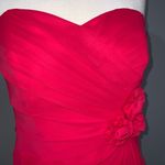 Alfred Angelo Pink Chiffon Homecoming Strapless Mini Formal Prom Party Dress 12 Photo 5