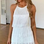 SheIn White tassel dress Photo 0