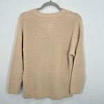 Aerie Ribbed Knit Long Sleeve Henley Sweater Beige Brown Size Small Normcore Photo 6