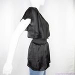 Lucy Paris Black Embroidered Blouse, size S Photo 8